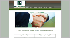 Desktop Screenshot of paulsagency.com